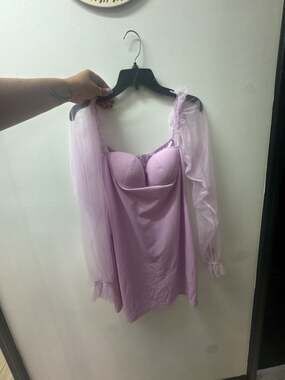 Eilly Bazar Mini Bodycon Dress SzL Lavender Lover Swift Balloon ...,